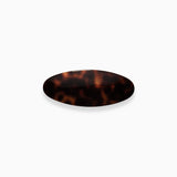 Classic Oval Barrette - Dark Havana