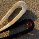 Contour Hair Pin - Dark Havana