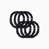 Essential Scrunchie 6p - Noir